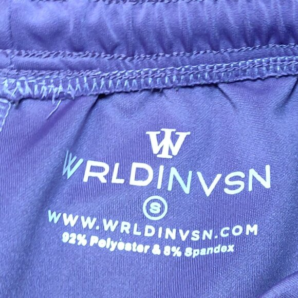 WRLDINVSN Joggers In Purple UNISEX SIZE SMALL - Picture 4 of 7